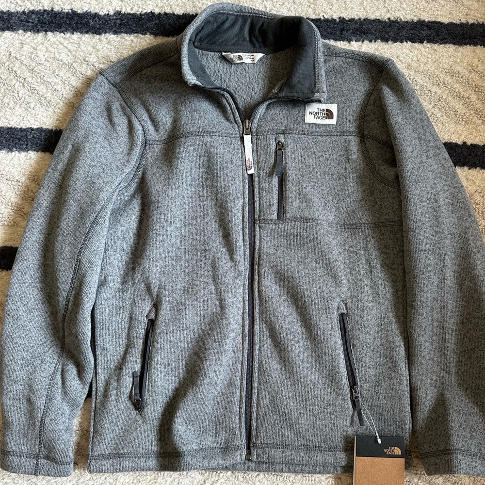 Boys North Face Sweater Jacket-NWT